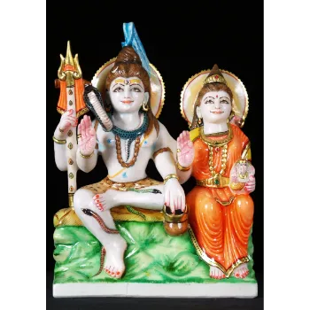 Elegant White marble God Statue